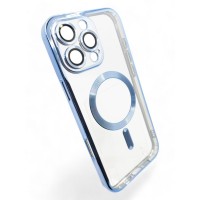 Чохол до мобільного телефона BeCover TPU Chrome Case (MagSafe) для Apple iPhone 16 Pro Max Sierra Blue (712087)