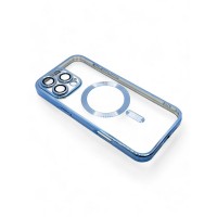 Чохол до мобільного телефона BeCover TPU Chrome Case (MagSafe) для Apple iPhone 16 Pro Max Sierra Blue (712087)