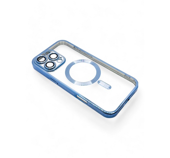 Чохол до мобільного телефона BeCover TPU Chrome Case (MagSafe) для Apple iPhone 16 Pro Max Sierra Blue (712087)