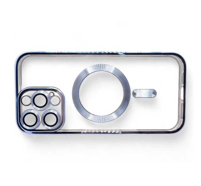 Чохол до мобільного телефона BeCover TPU Chrome Case (MagSafe) для Apple iPhone 16 Pro Max Sierra Blue (712087)