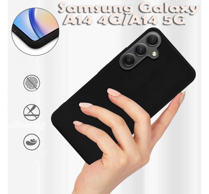 Чохол до мобільного телефона BeCover Samsung Galaxy A14 4G SM-A145/A14 5G SM-A146 Black (708978)