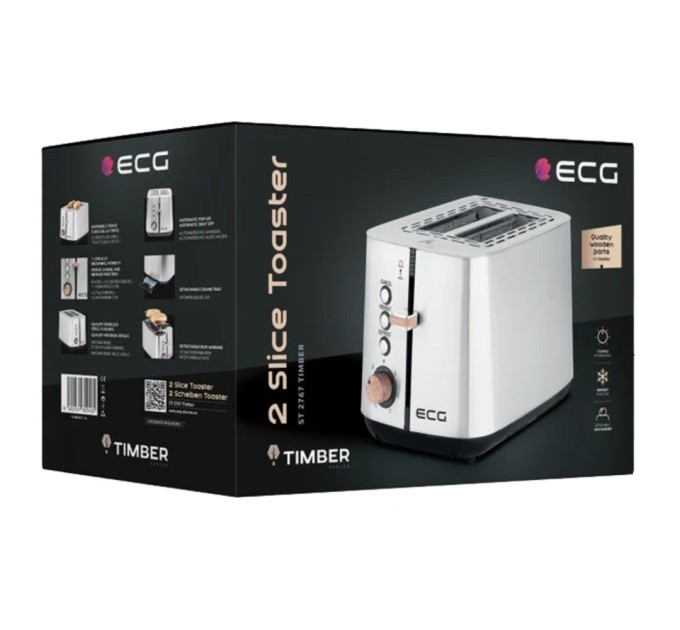 Тостер ECG ST 2767 Timber