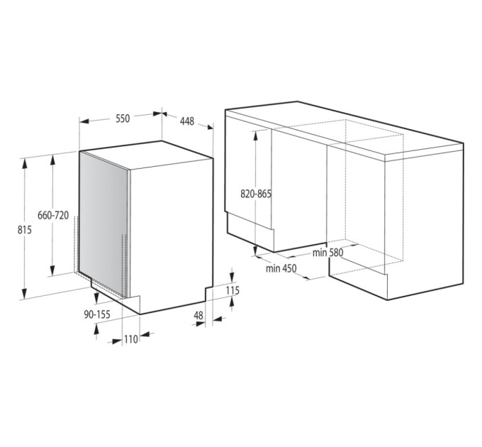 Посудомийна машина Gorenje GV520E10S