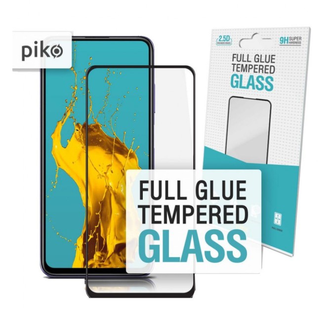 Скло захисне Piko Full Glue Xiaomi Redmi Note 9T black (1283126510373)