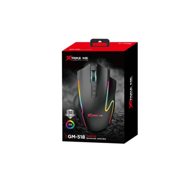 Мишка Xtrike ME GM-518 USB RGB Black (GM-518)