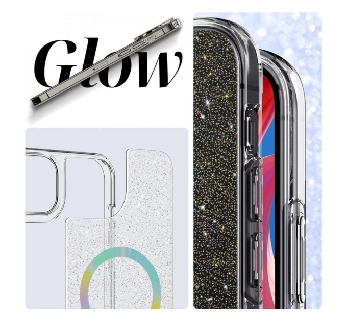 Чохол до мобільного телефона Armorstandart Glow Magsafe Apple iPhone 13 Pro Transparent (ARM69720)