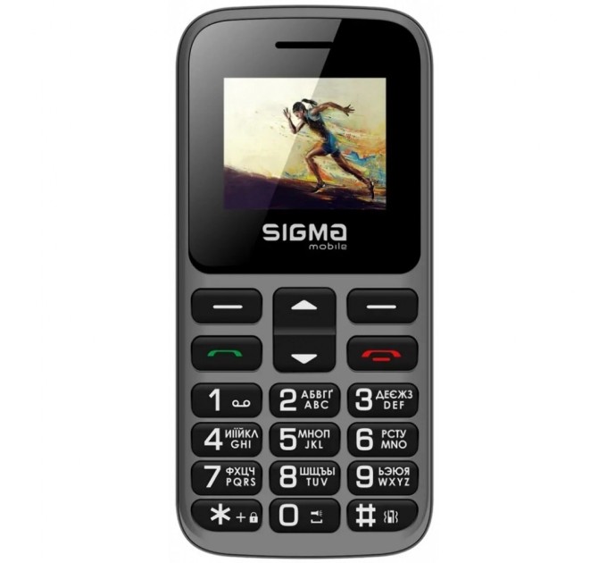 Мобильный телефон Sigma Comfort 50 HIT2020 Grey (4827798120927)