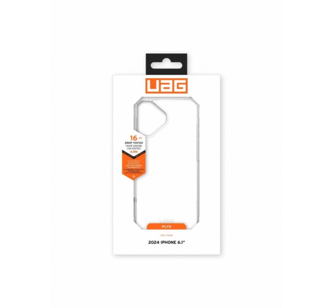 Чохол до мобільного телефона UAG iPhone 16 Plyo Ice (114486114343)