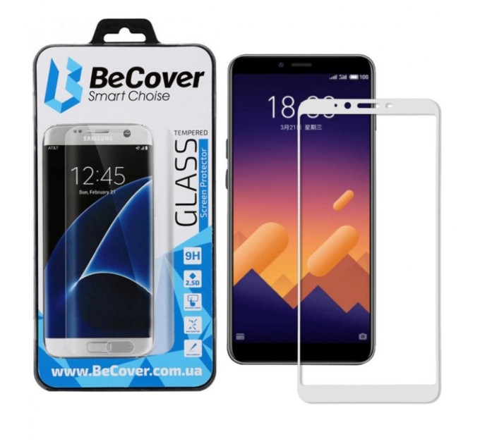 Скло захисне BeCover Meizu E3 White (702437)