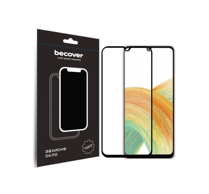 Скло захисне BeCover ZTE Blade A33Plus Black (710173)