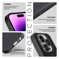 Чохол до мобільного телефона Armorstandart Matte Slim Fit Samsung A25 5G Camera cover Black (ARM69621)