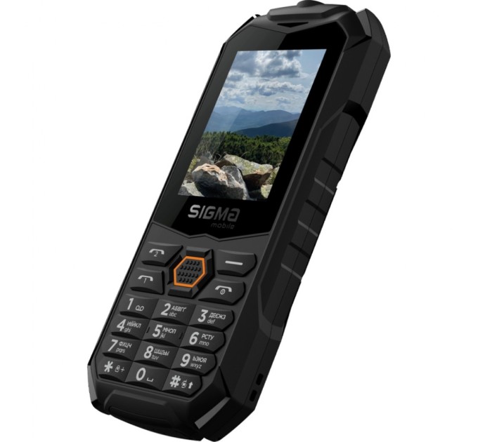 Мобільний телефон Sigma X-treme PV68 Black Orange (4827798738221)