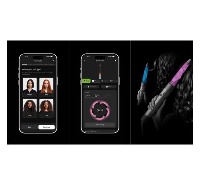 Стайлер Dyson HS08 Airwrap ID Straight/Wavy Ceramic Pink/Rose Gold (601848-01)