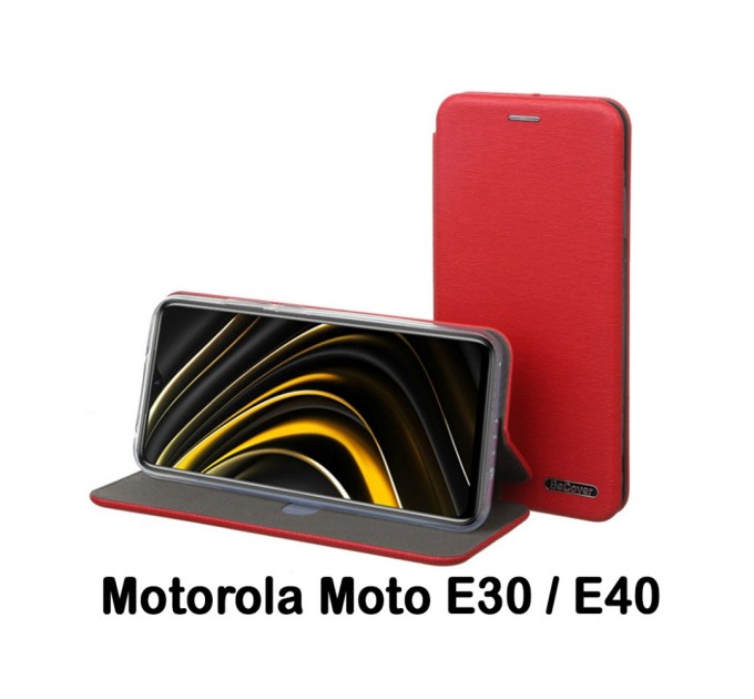 Чохол до мобільного телефона BeCover Exclusive Motorola Moto E30 / E40 Burgundy Red (707906)