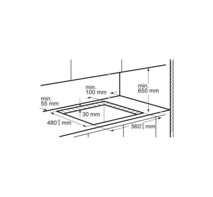 Варочна поверхня Zanussi ZGH65414XS (641378)