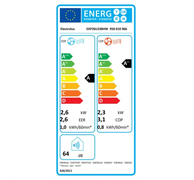 Кондиціонер Electrolux EXP26U338HW