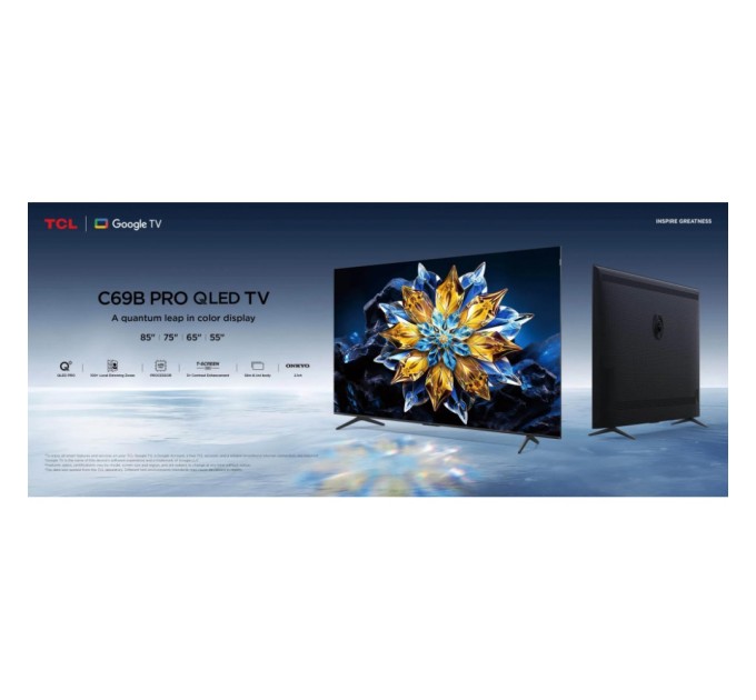 Телевізор TCL 75C69BPRO