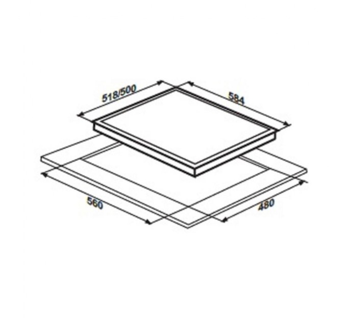 Варочна поверхня Liberty PG6141RG-CCB (408)