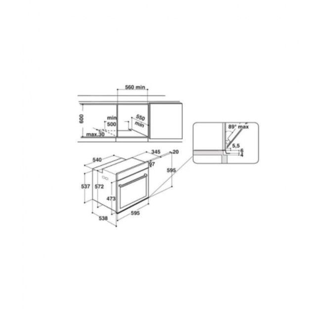 Духова шафа Whirlpool OAKZ9 7961 SP NB (OAKZ97961SPNB)