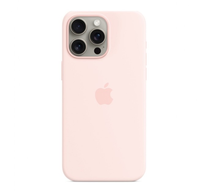 Чохол до мобільного телефона Apple iPhone 15 Pro Max Silicone Case with MagSafe Light Pink (MT1U3ZM/A)
