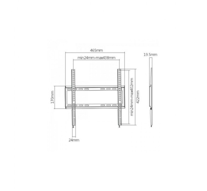 Кронштейн Brateck KL22-44F