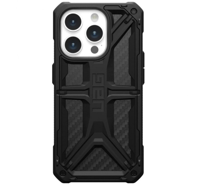 Чохол до мобільного телефона UAG Apple iPhone 15 Pro Max Monarch, Carbon Fiber (114298114242)