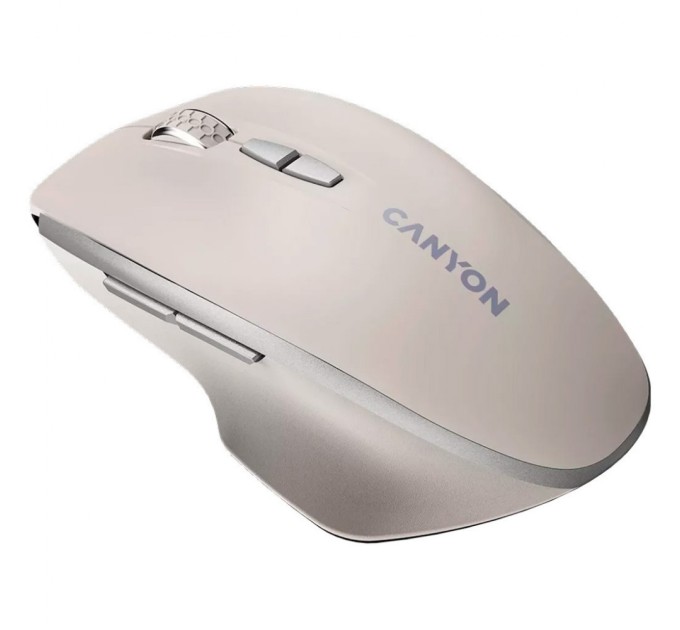 Мишка Canyon MW-21 Wireless Blue LED Cosmic Latte (CNS-CMSW21CL)