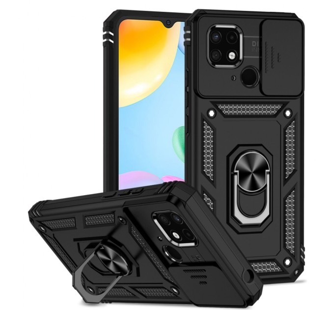 Чохол до мобільного телефона BeCover Military Xiaomi Redmi 9C / Redmi 10А Black (705578)