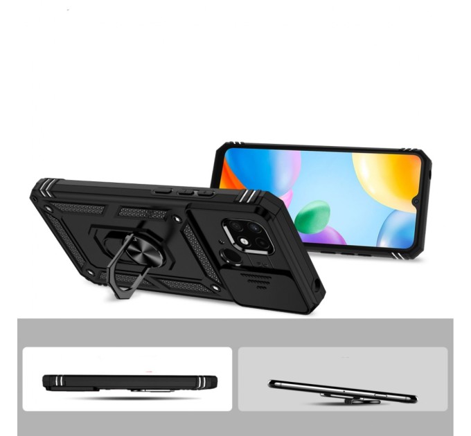 Чохол до мобільного телефона BeCover Military Xiaomi Redmi 9C / Redmi 10А Black (705578)