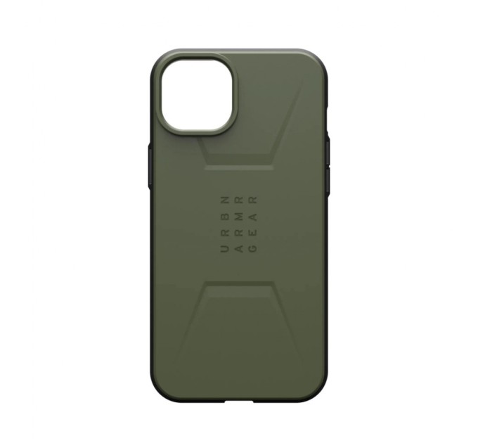 Чехол для мобильного телефона UAG Apple iPhone 15 Plus Civilian Magsafe, Olive Drab (114306117272)