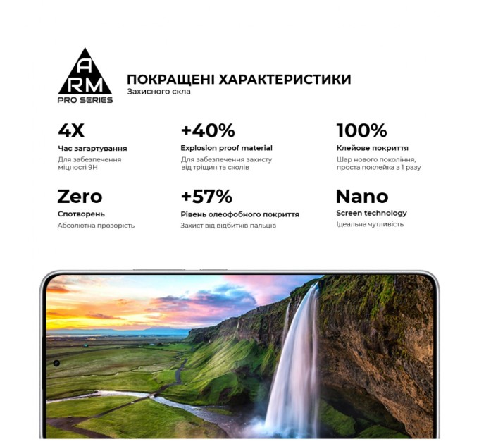 Скло захисне Armorstandart Pro Xiaomi Redmi Note 14 4G / Redmi Note 14 5G Black (ARM79680)