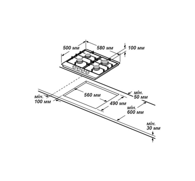 Варочна поверхня LUXELL C6-LX40RCB