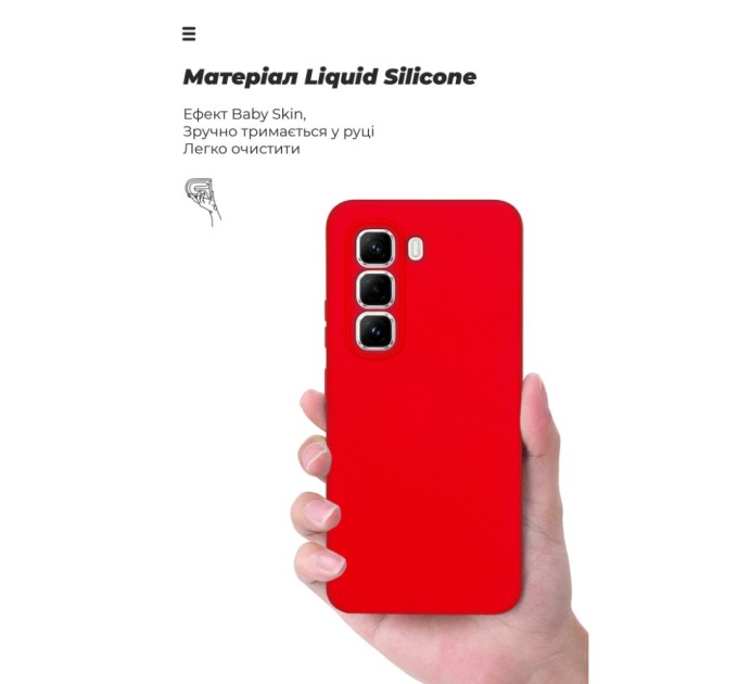 Чохол до мобільного телефона Armorstandart ICON Infinix Hot 50 Pro 4G Camera cover Red (ARM80974)