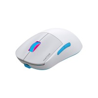 Мишка Hator Quasar 2 Pro Wireless/Bluetooth/USB White/Cyan (HTM561WC)