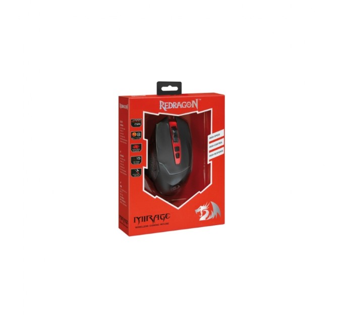 Мишка Redragon Mirage IR Wireless Black/Red (74847)