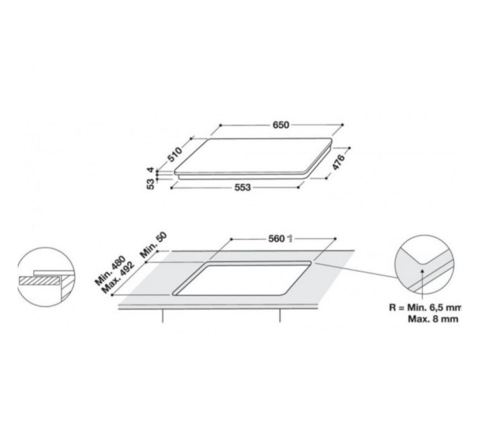 Варочна поверхня Whirlpool WLS7960NE