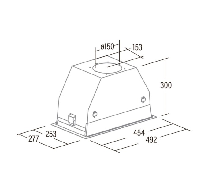 Витяжка кухонна Cata GC DUAL 45 BK