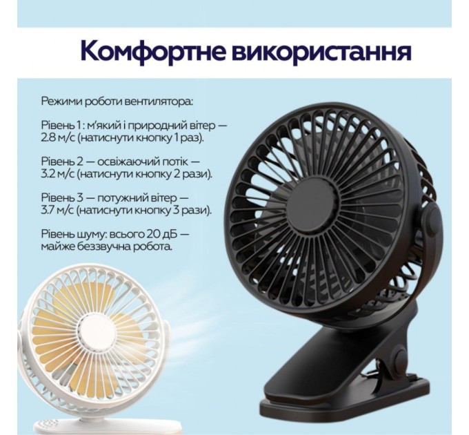 Вентилятор XoKo XK-P6-BK