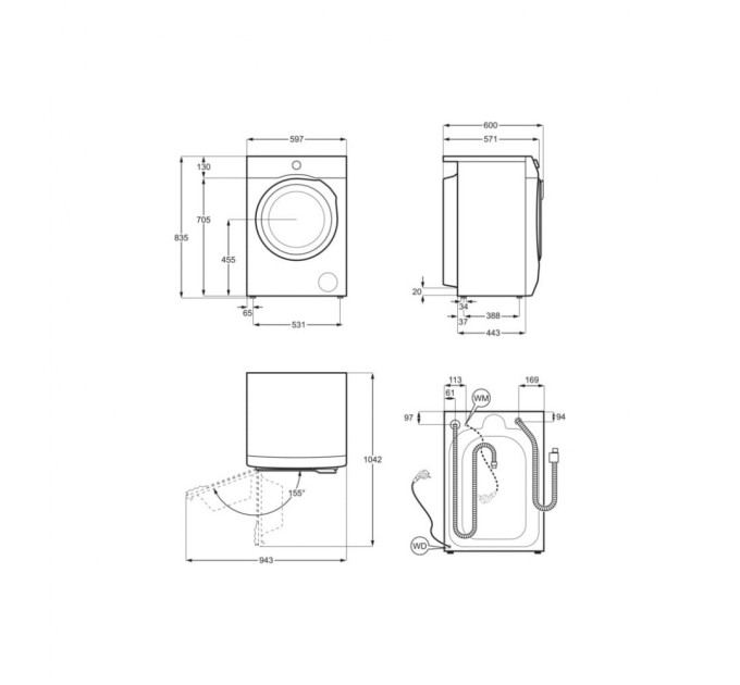 Пральна машина Electrolux EW7W4492U