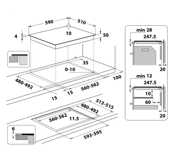 Варочна поверхня Whirlpool WB S0060 NE (WBS0060NE)