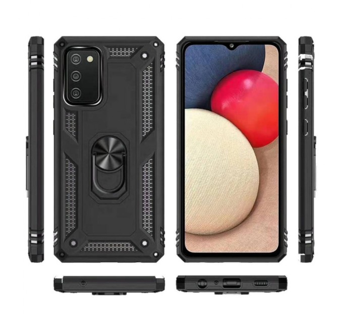 Чохол до мобільного телефона BeCover Military Samsung Galaxy A02s SM-A025/A03s SM-A037/M02s SM-M025 Black (706012)