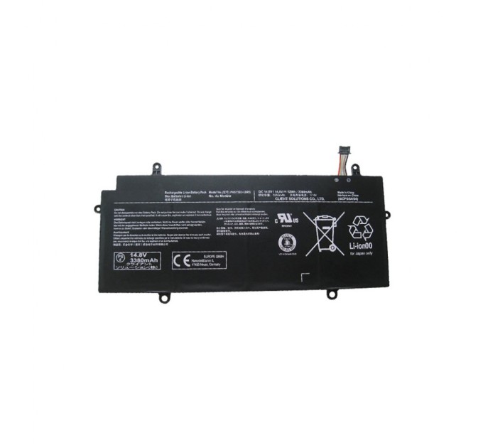 Акумулятор до ноутбука Toshiba PA5136U, 52Wh (3380mAh), 4cell, 14.8V, Li-ion (A47969)