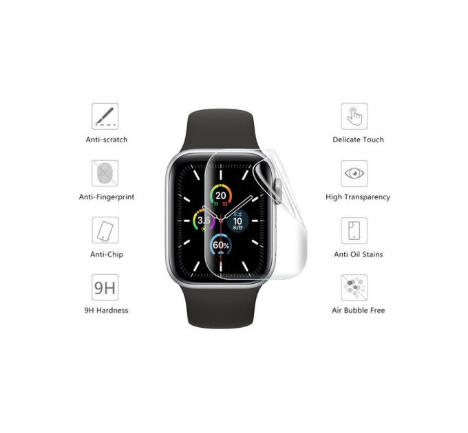 Плівка захисна Drobak Hydrogel Apple Watch Series 6 40mm (2 шт) (313147) (313147)