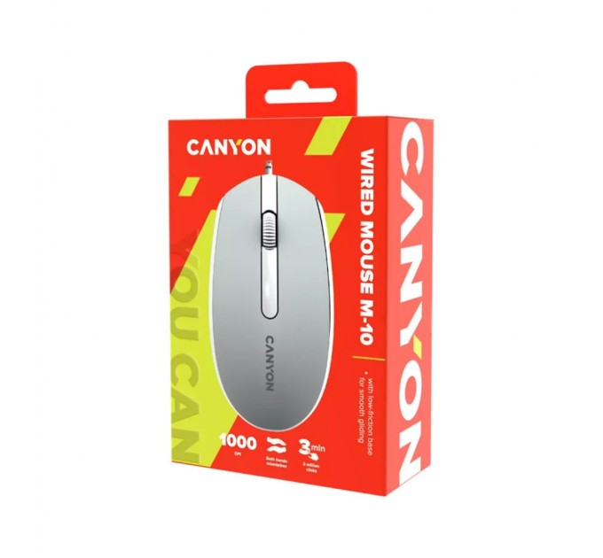 Мишка Canyon M-10 USB Dark Grey (CNE-CMS10DG)