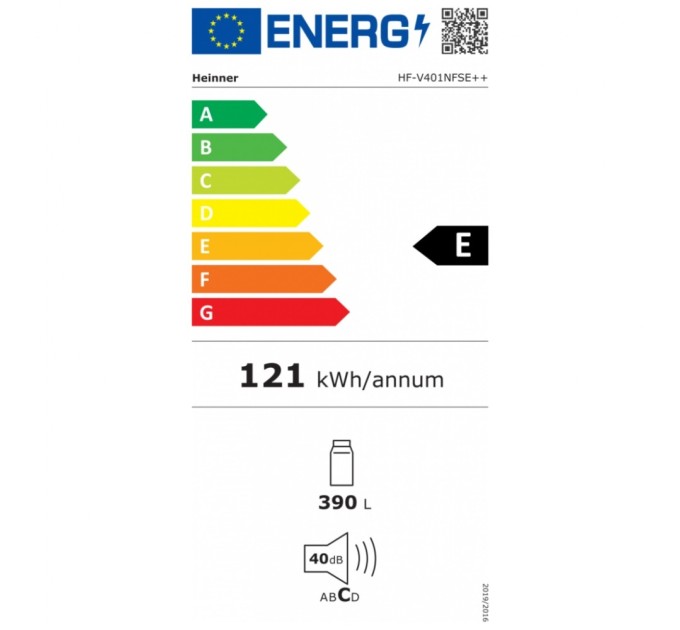 Холодильник HEINNER FRIGIDER CU O USA HEINNER HF-V401NFSE++ (HF-V401NFSE++)