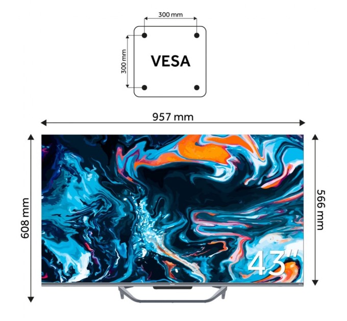 Телевізор Haier H43Q800UX