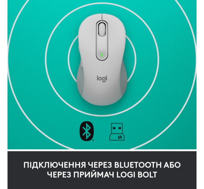 Мишка Logitech Signature M650 Wireless for Business Off-White (910-006275)