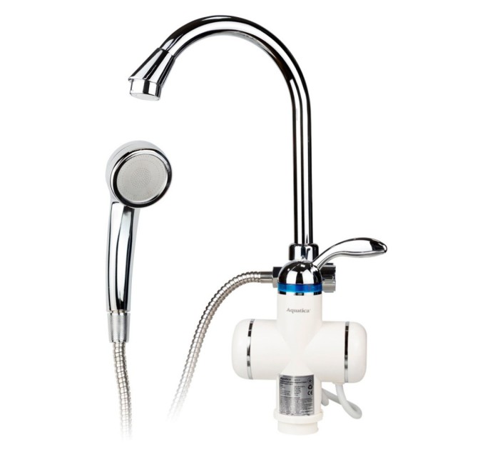Проточний водонагрівач AQUATICA LZ 3.0кВт 0.4-5бар для ванн (9795203)