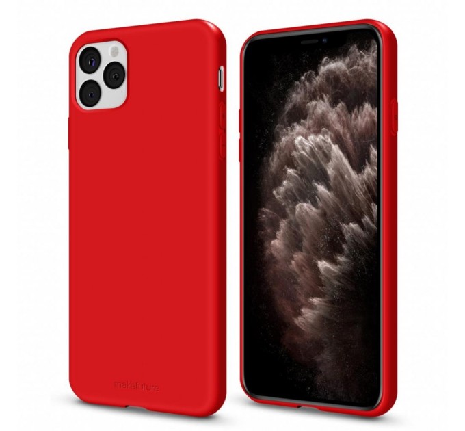 Чохол до мобільного телефона MakeFuture Flex Case (Soft-touch TPU) Apple iPhone 11 Pro Red (MCF-AI11PRD)