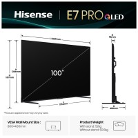 Телевізор Hisense 100E7Q PRO
